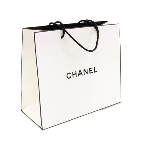 Chanel store shopping bag